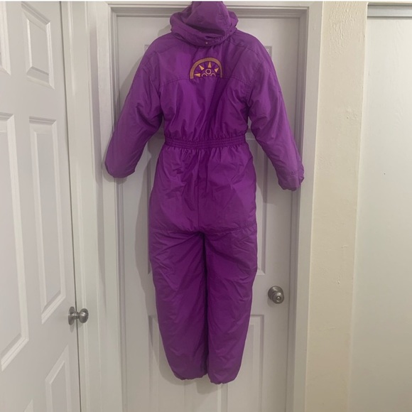 Vintage Magenta Ski Apres Snow Suit XS-S - Picture 5 of 7